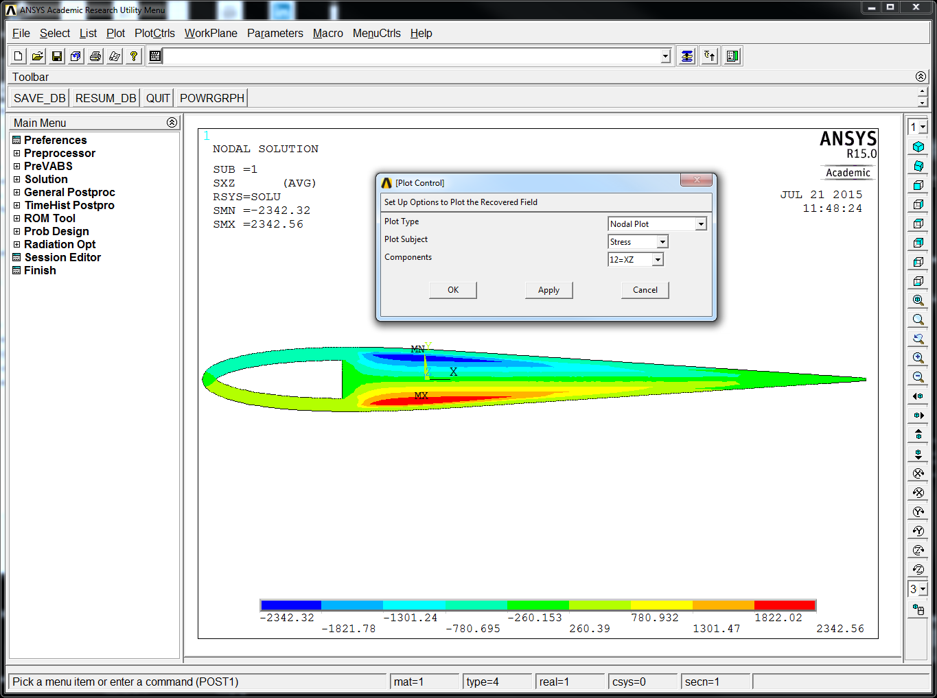 ANSYS-VABS Graphic User Interface (GUI) Official Release Logo